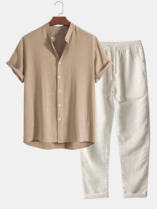 James | Men's Linen Summer Set