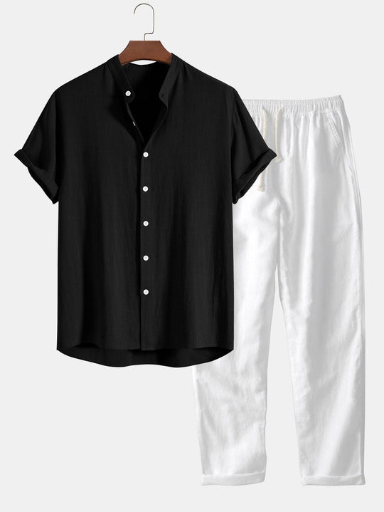 James | Men's Linen Summer Set