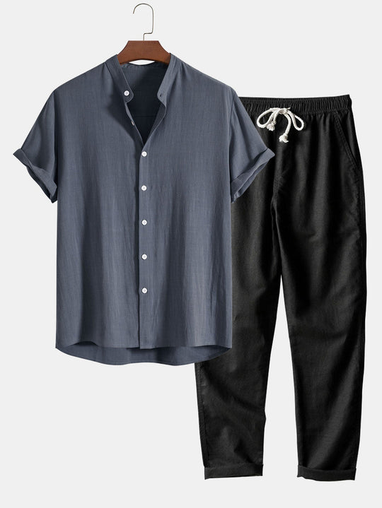 James | Men's Linen Summer Set