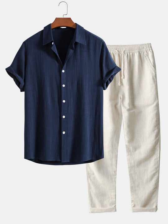 Cyrano | Men's Summer Suit Set [Shirt + Pants]