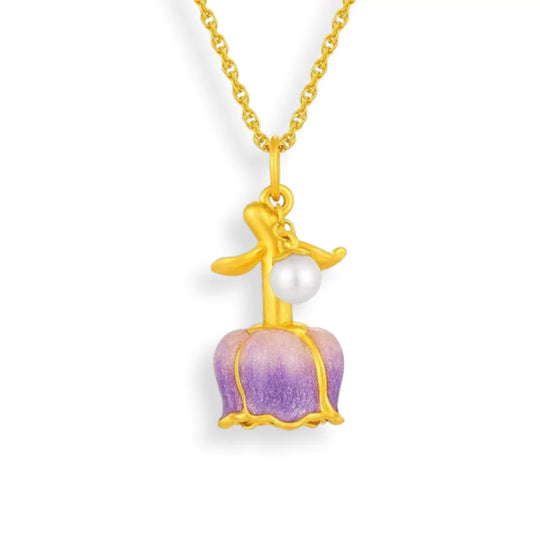 Aurora Charm Necklace – The Flower of Love