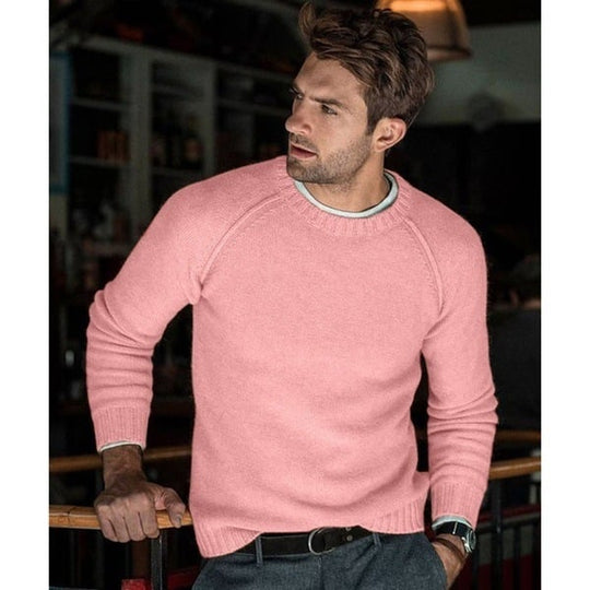 Izael | Luxuriously Soft Casual Knit Pullover for Men