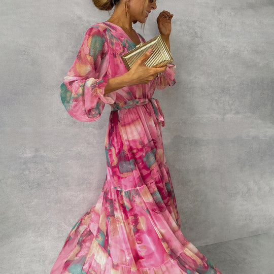Felicity | Elegant Floral Maxi Dress