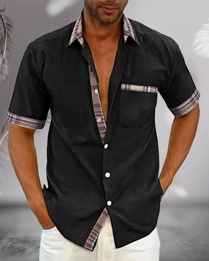 Laurent | Short Sleeve Shirt for Men