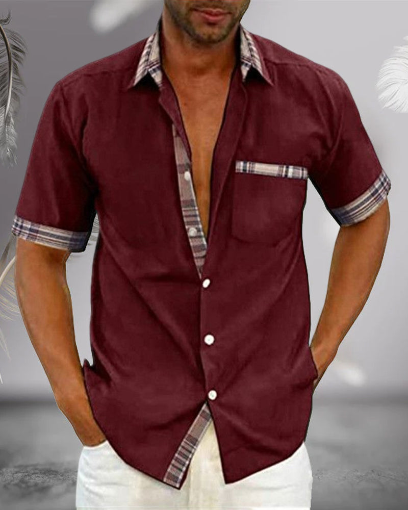 Laurent | Short Sleeve Shirt for Men