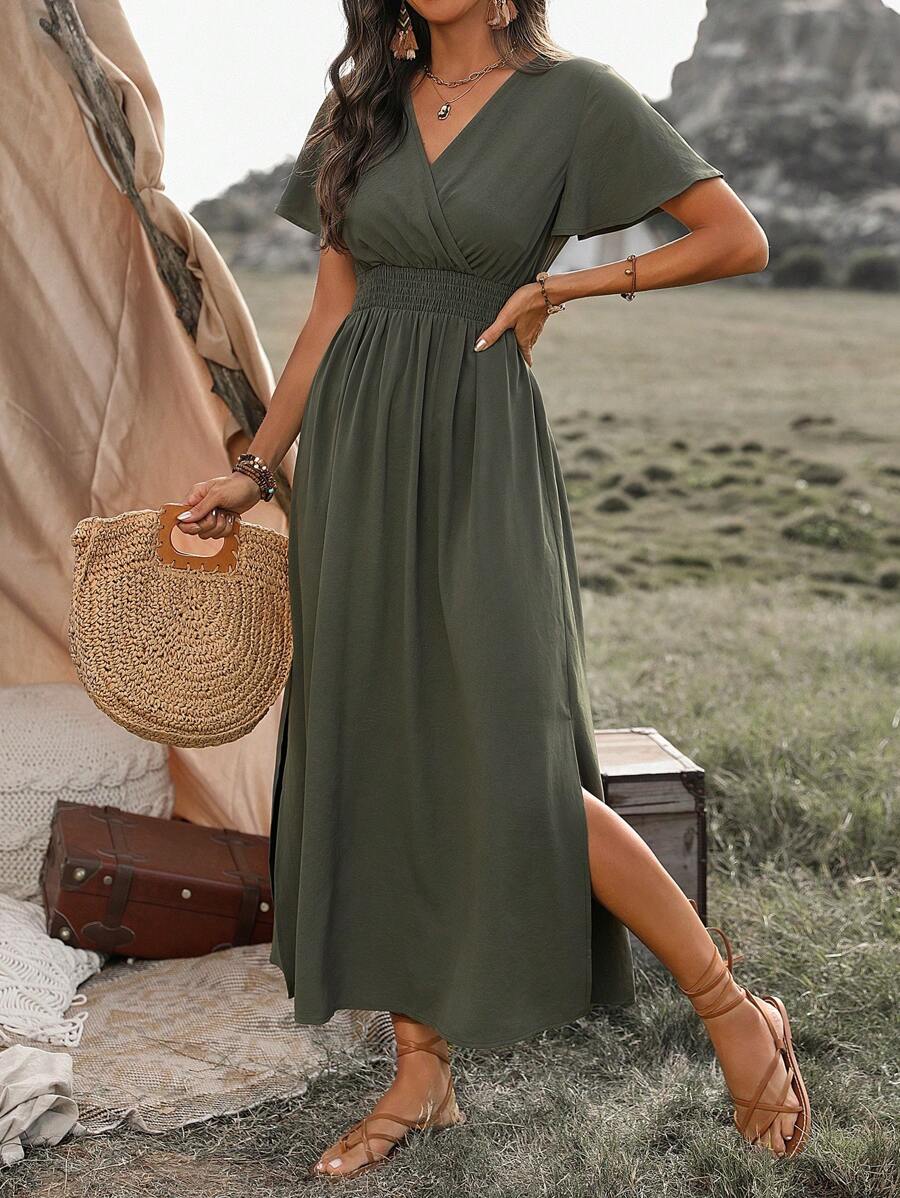 Odette | Elegant Maxi Dress with Slit