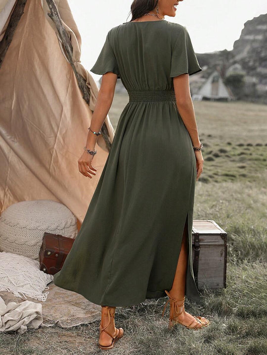 Odette | Elegant Maxi Dress with Slit