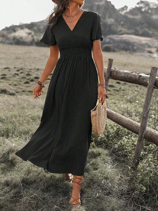 Odette | Elegant Maxi Dress with Slit