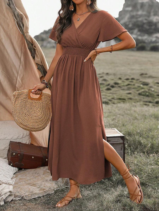 Odette | Elegant Maxi Dress with Slit