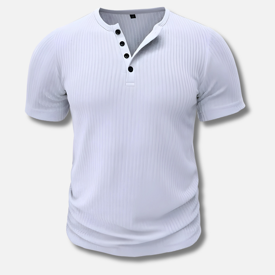 Elite | Henley Muscle Fit T-Shirt for Men