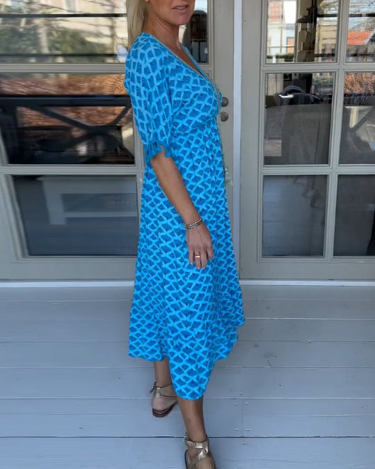 Winona | Summer V-Neck Fringe Dress