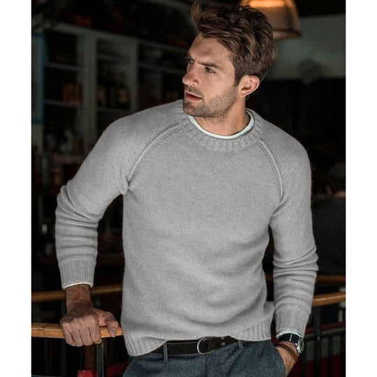 Izael | Luxuriously Soft Casual Knit Pullover for Men