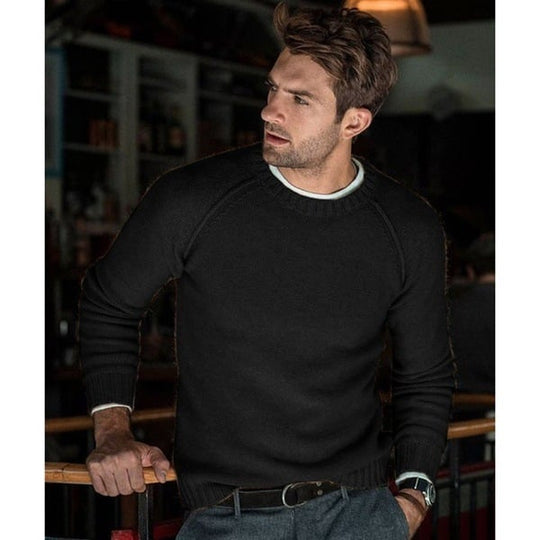 Izael | Luxuriously Soft Casual Knit Pullover for Men
