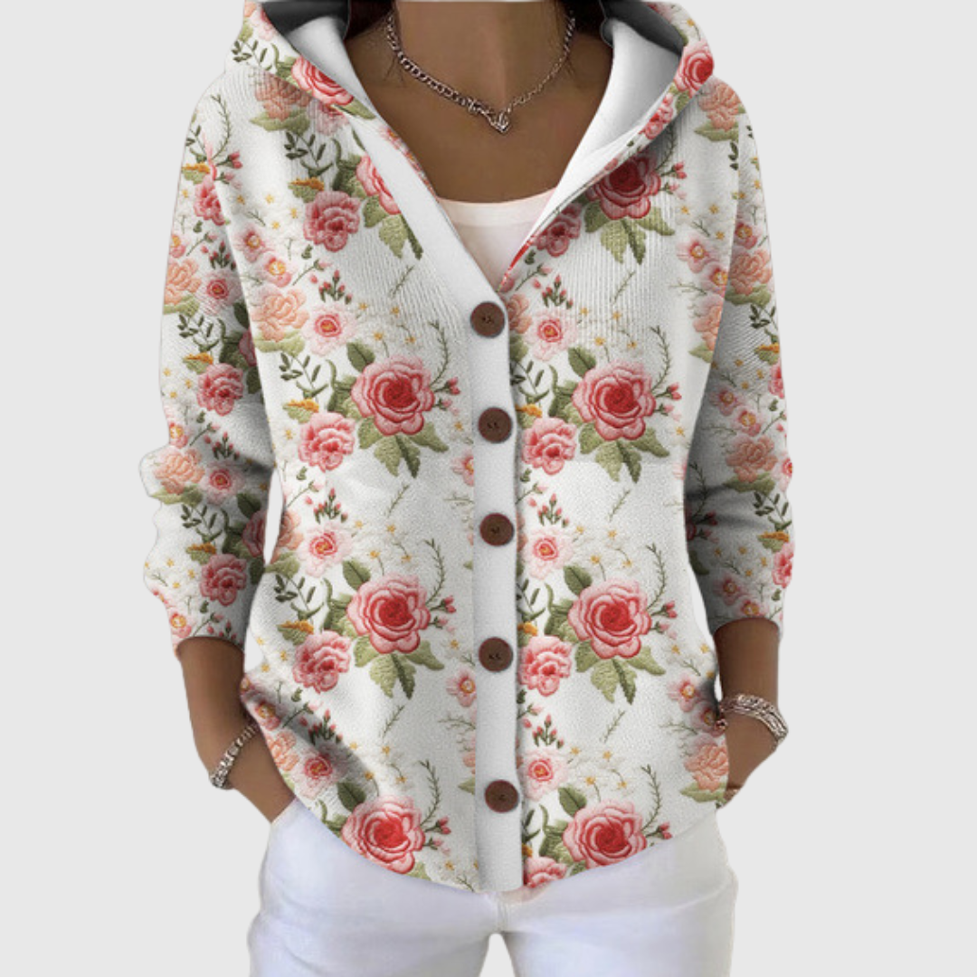 Cesarina | Veste en maille à capuche