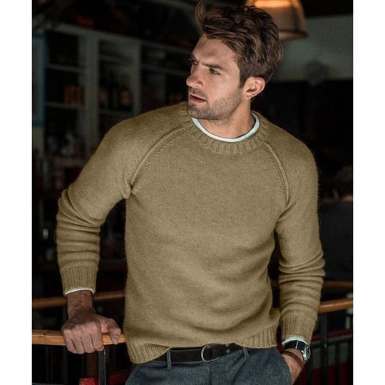 Izael | Luxuriously Soft Casual Knit Pullover for Men