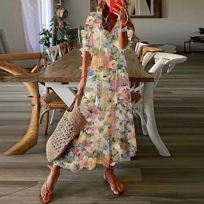 Anna | Bohemian Maxi Dress