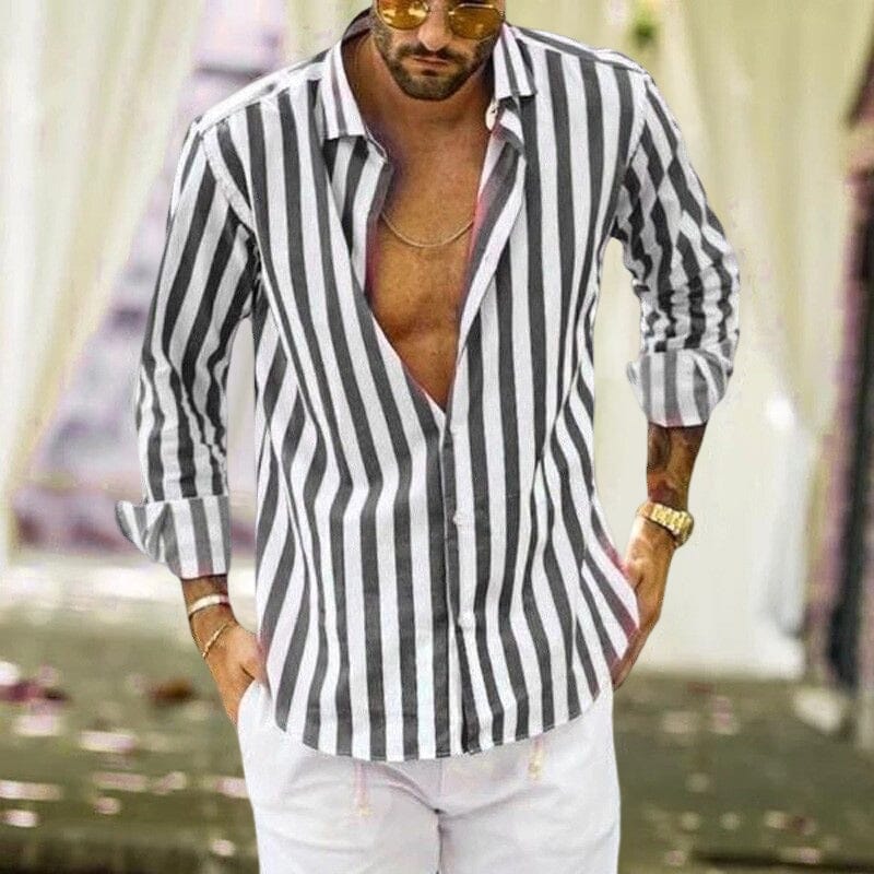 Alain | Chemise rayée pour homme