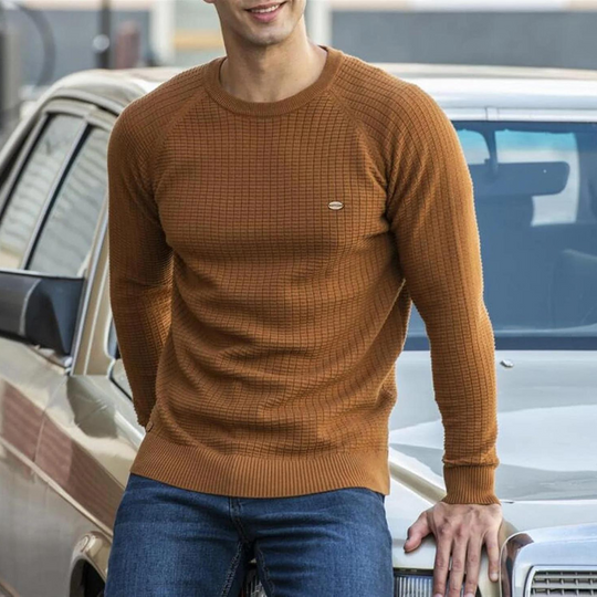 Nick | Classic Fit Crew Neck Sweater for Men