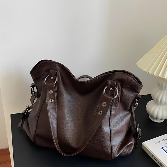 Erika - Large leather handbag for women