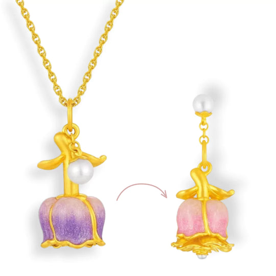 Aurora Charm Necklace – The Flower of Love
