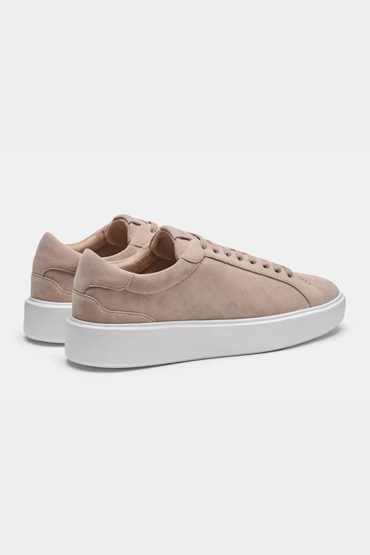 Beige Suede Sneakers with Luxurious Comfort for Men