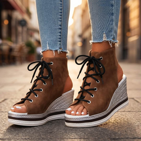 Emanuela | Elegant Wedge Sandals