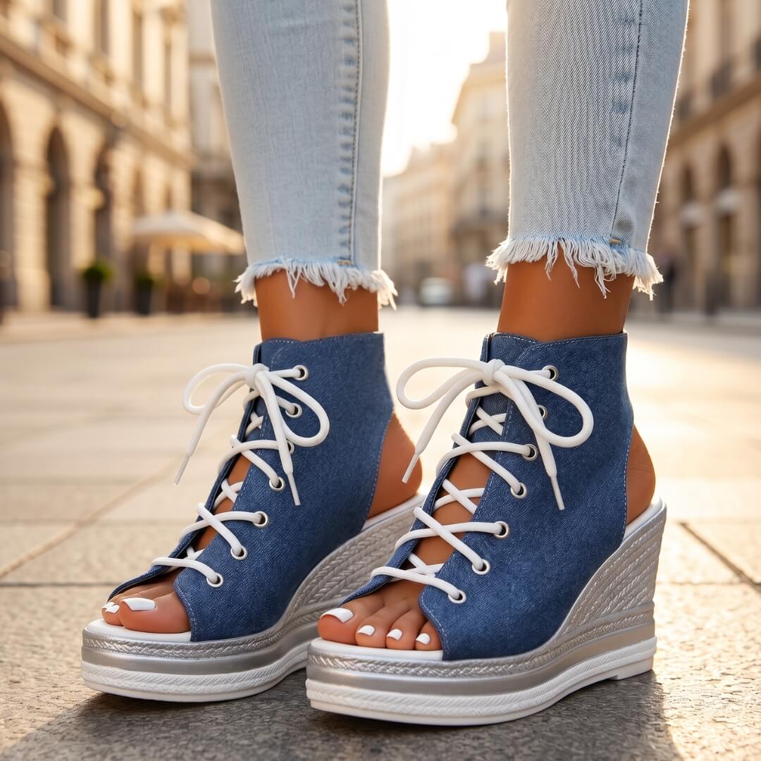 Emanuela | Elegant Wedge Sandals