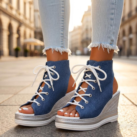 Emanuela | Elegant Wedge Sandals