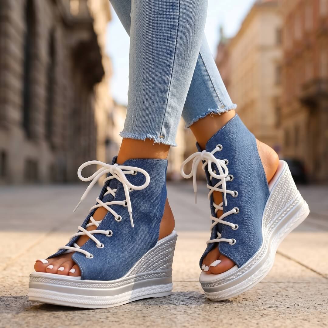 Emanuela | Elegant Wedge Sandals