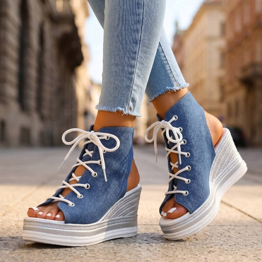 Emanuela | Elegant Wedge Sandals