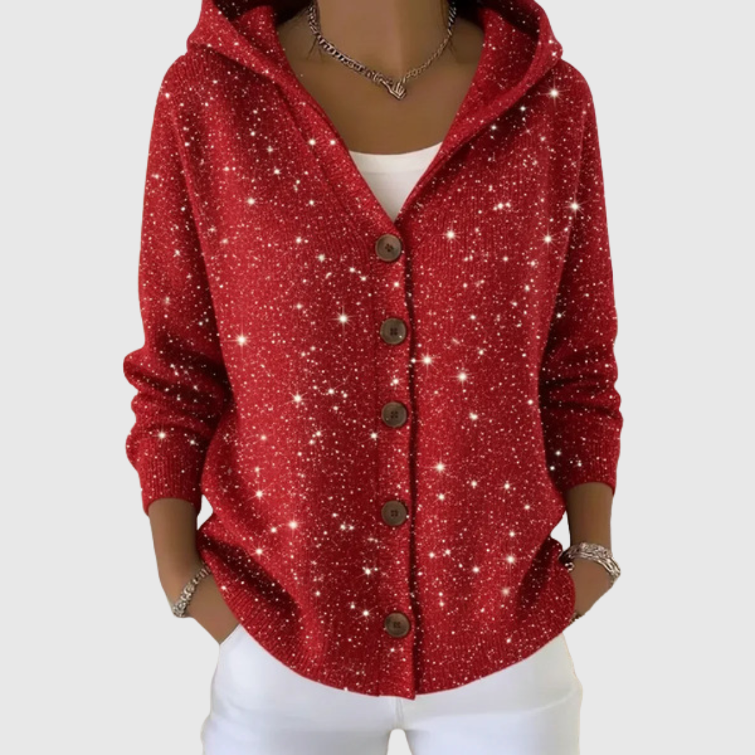 Manuela | Veste en tricot à capuche