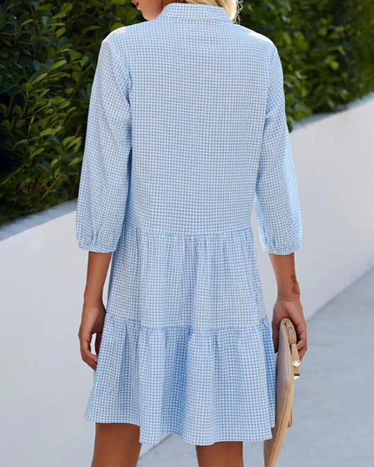Zuri | Loose Mini Dress with V-Neck