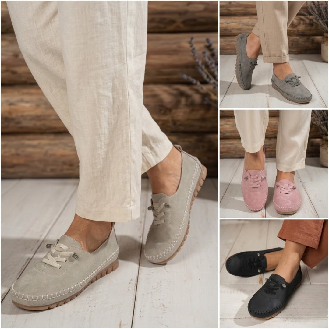 Céliane | Soft Moccasins with Ergonomic Sole