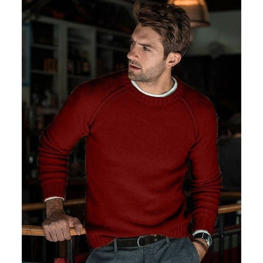 Izael | Luxuriously Soft Casual Knit Pullover for Men