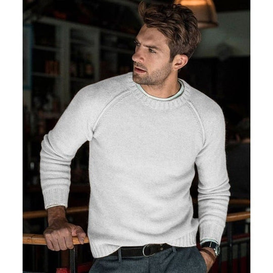 Izael | Luxuriously Soft Casual Knit Pullover for Men