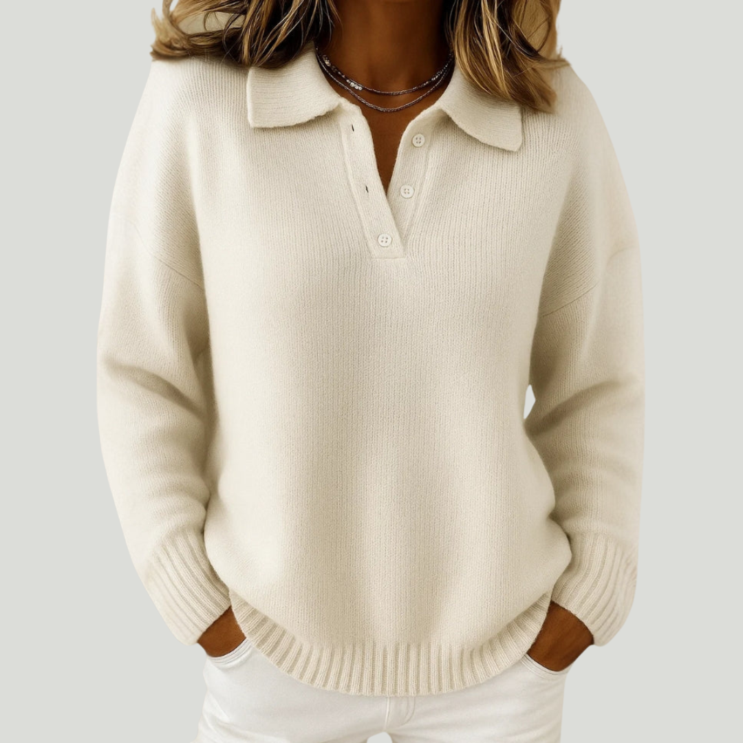 Clementine | Soft Sweater with Collar