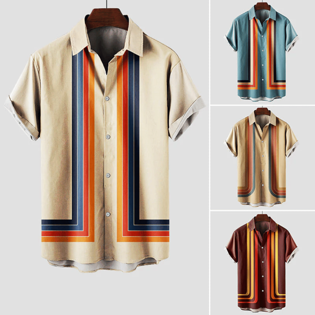 Zacharie | Retro Summer Shirt for Men