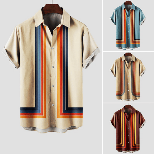 Zacharie | Retro Summer Shirt for Men