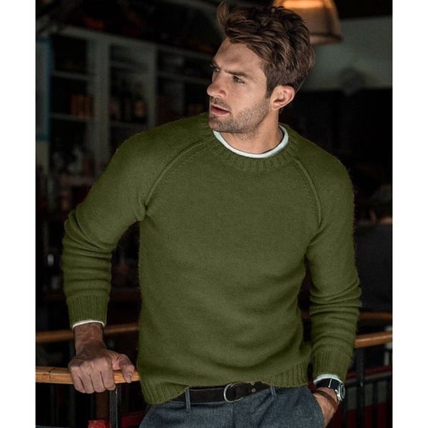 Izael | Luxuriously Soft Casual Knit Pullover for Men