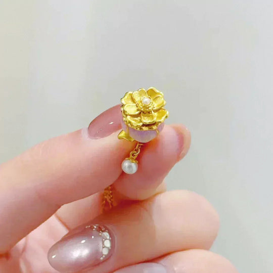 Aurora Charm Necklace – The Flower of Love