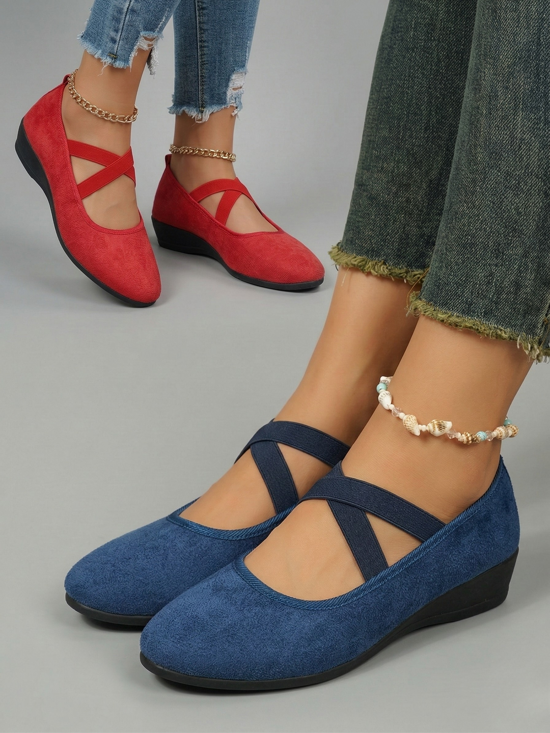 Madeleine | Closed and Comfortable Wedge Shoes