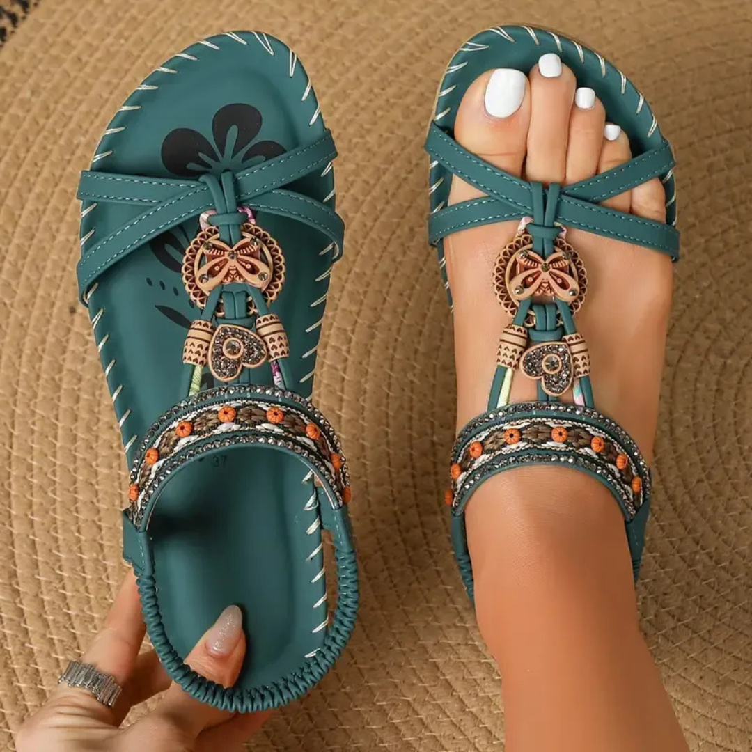 Flora | Ibiza Style Sandals Combining Comfort and Elegance