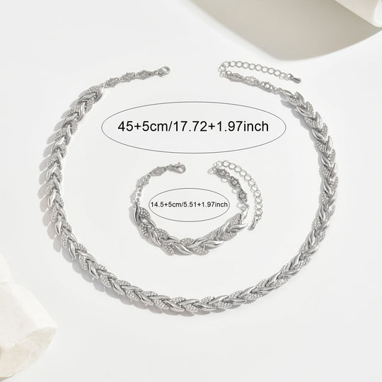 Claudine™ | Fish Tail Shaped Pendant and Bracelet, Handmade