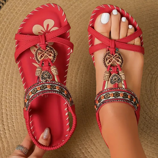 Flora | Ibiza Style Sandals Combining Comfort and Elegance