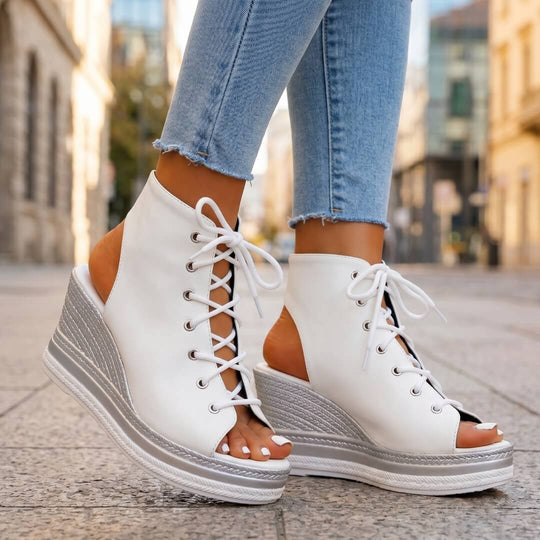 Emanuela | Elegant Wedge Sandals