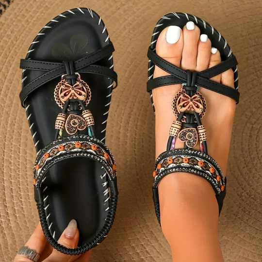 Flora | Ibiza Style Sandals Combining Comfort and Elegance