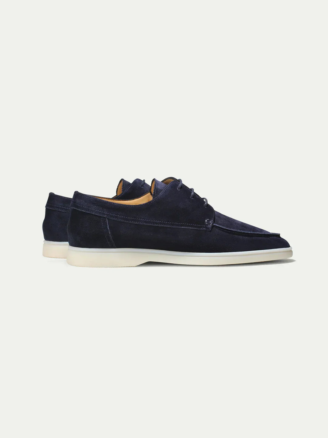 Dark Blue Suede Loafers for Men