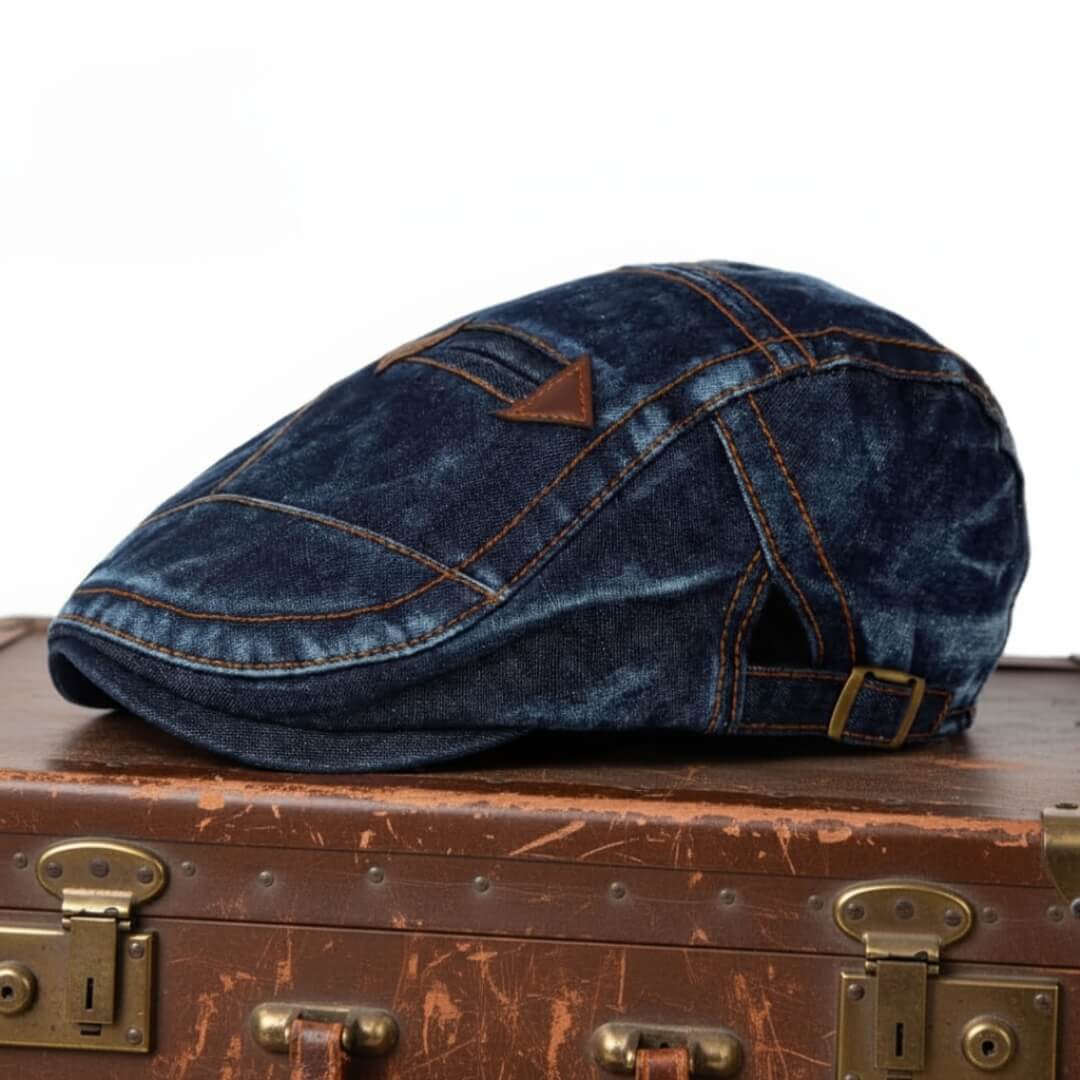 Denim Flat Cap | BARSTOW