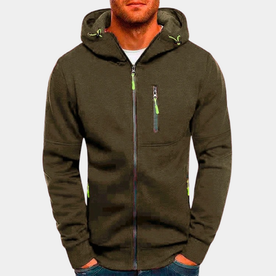 Remy | Zip-up Hooded Sweater for Men