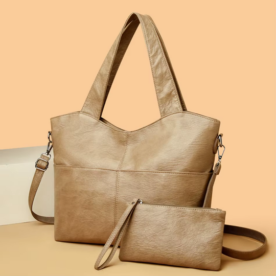Gabbie – Elegant Structured Handbag with Double Shoulder Strap